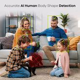5MP 10-Channel Wireless PT Security Camera System, 8MP NVR, 5MP Pan & Tilt WiFi Camera, Two-Way Audio, IP66 Waterproof, Smart AI Human Detection, Work With Alexa